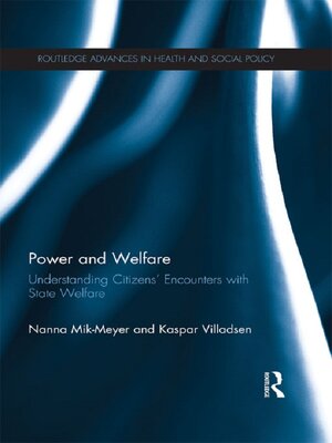 cover image of Power and Welfare